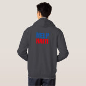 HILFE HAITI HOODIE (Schwarz voll)