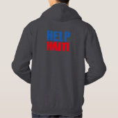 HILFE HAITI HOODIE (Rückseite)