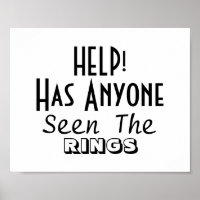 Hilfe hat jemand gesehen, die Rings Funny Wedding