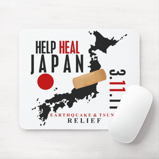 HILFE HEILEN JAPAN #3 MOUSEPAD (Mit Mouse)
