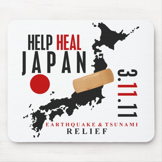 HILFE HEILEN JAPAN #3 MOUSEPAD (Vorne)