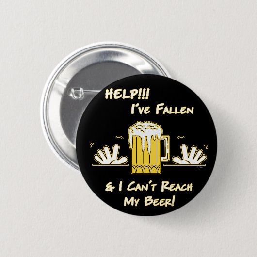 Hilfe I sind gefallen (DK) Button (Vorne & Hinten)