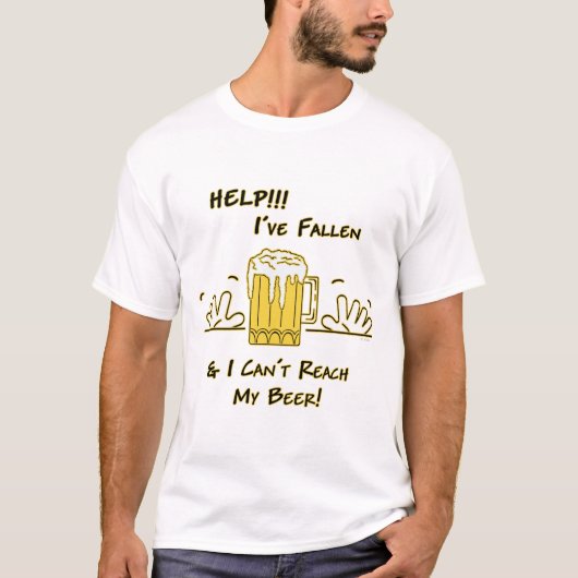 Hilfe I sind gefallen T-Shirt (Vorderseite)