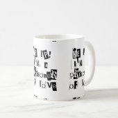 Hilfe! Ich bin ein Gefangener der Liebe Kaffeetasse (VorderseiteRechts)