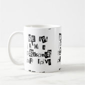 Hilfe! Ich bin ein Gefangener der Liebe Kaffeetasse (Links)