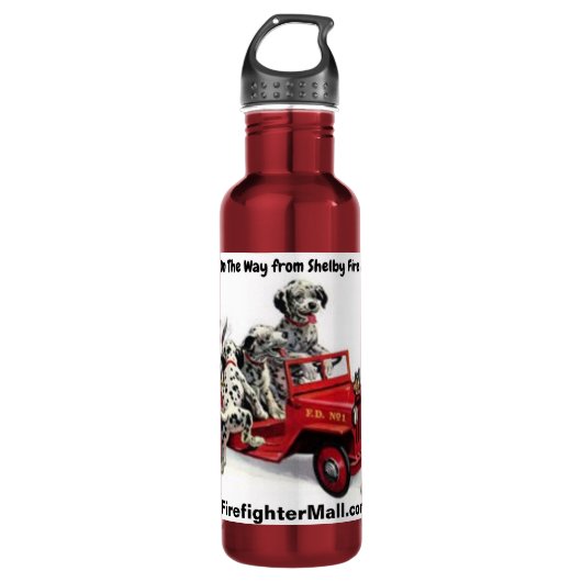 Hilfe ist auf dem Weg von Shelby Fire & Rescue! Edelstahlflasche (Vorderseite)