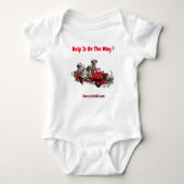 Hilfe ist unterwegs! Baby Bodysuit Baby Strampler (Vorderseite)