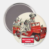 Hilfe ist unterwegs! MORGAN Magnet (Vorderseite/Rückseite)