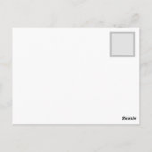 Hilfe ist unterwegs! postkarte (Rückseite)