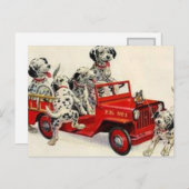 Hilfe ist unterwegs! postkarte (Vorne/Hinten)