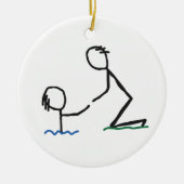 Hilfe Keramik Ornament (Vorne)