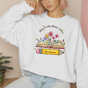 Hilfe kleine Mind Grow Teacher Mama Geschenk Sweatshirt