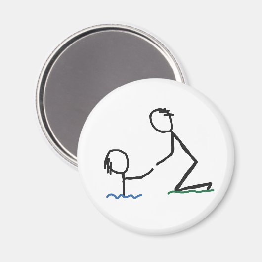 Hilfe Magnet (Vorderseite/Rückseite)