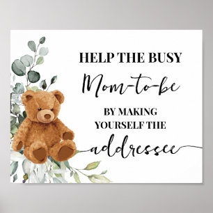 Hilfe Mama Selber Bärendusche machen Poster