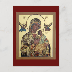 Hilfe Mutter Gottes Gebetskarte Postkarte