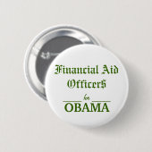 Hilfe-Offiziere für OBAMA Button (Vorne & Hinten)