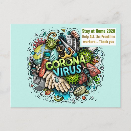 Hilfe Postkarte (Vorderseite)