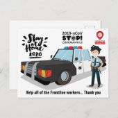 Hilfe - Postkarte (Vorne/Hinten)