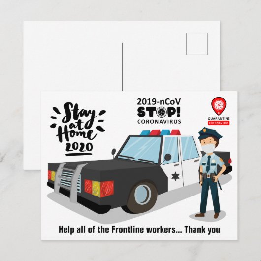 Hilfe - Postkarte (Vorne/Hinten)