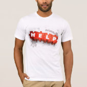 Hilfe Puzzle Pieces Mens T - Shirt (Vorderseite)