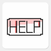 Hilfe! Retro-RPG-Chat-Box-Pixel-Design