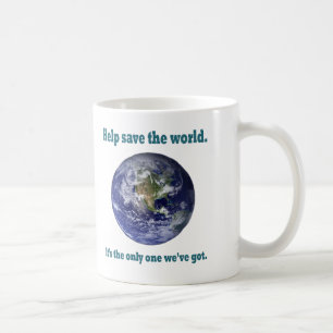 Hilfe retten die WeltTasse Kaffeetasse