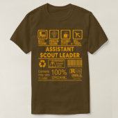 HILFE SCOUT LEADER NICE DESIGN T-Shirt (Design vorne)