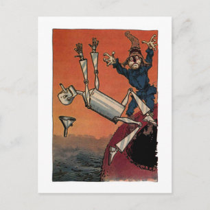 Hilfe! Tinman fällt Postkarte