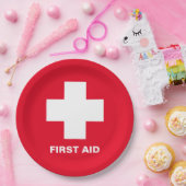 Hilfe und Party für Erste Hilfe und Soforthilfe Pappteller (Party)