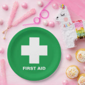 Hilfe und Party für Erste Hilfe und Soforthilfe Pappteller (Party)