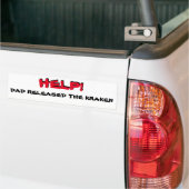 Hilfe! Vater veröffentlicht den Kraken Autoaufkleber (Auf Lkw)
