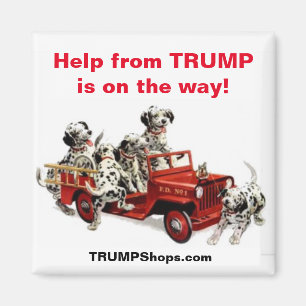Hilfe von TRUMP ist auf dem Weg! magnet