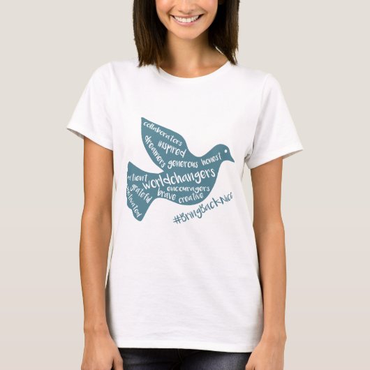 Hilfe wachsen die Bewegung zum #BringBackNice! T-Shirt (Vorderseite)