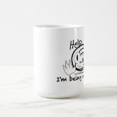 Hilfe werde ich überfallen! Tasse (Mittel)