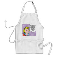 Hilfe wollte Comic-Buch-Schürze