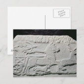 Hilfe zur Darstellung einer Hirschjagd Postkarte (Vorne/Hinten)