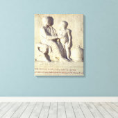 Hilfe zur Darstellung eines Arztbesuchs Leinwanddruck (Insitu (Holzboden))