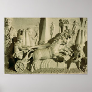 Hilfe zur Darstellung eines Kampfwagenrenns Poster