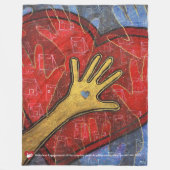 HILFENFleece-Decke Fleecedecke (Vorderseite)