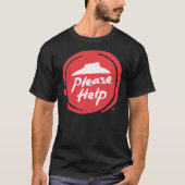 Hilferuf in einem Pizza Hut Essential T - Shirt (Vorderseite)