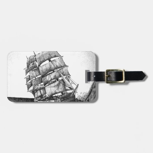 Hilflos Gepäckanhänger (Vorderseite horizontal)