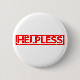 Hilflose Briefmarke Button