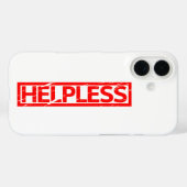 Hilflose Briefmarke Case-Mate iPhone Hülle (Rückseite (Horizontal))