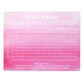 Hilfreiche Stimmungskontrolle für bipolare Störung Notizblock (Vorderseite)