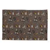 Hilfreiche Studie Katzen Kissenbezug (Rückseite)