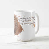 Hilfreicher Igel Kaffeetasse (VorderseiteRechts)