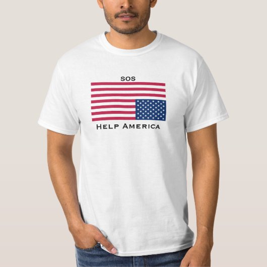 Hilfsamerika-Shirt T-Shirt (Vorderseite)
