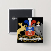 HILFSChile Wappen Button (Vorne & Hinten)