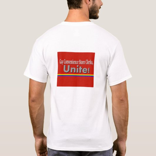 HilfsLadenangestellter T-Shirt (Rückseite)