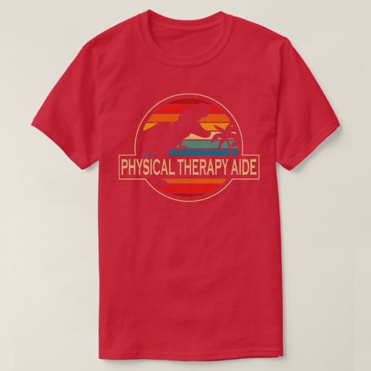 Hilfsmittel für die Physikalische Therapie Dinosau T-Shirt (Design vorne)